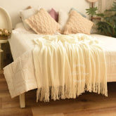 Hand Woven Premium Fringe Layer L024 | White